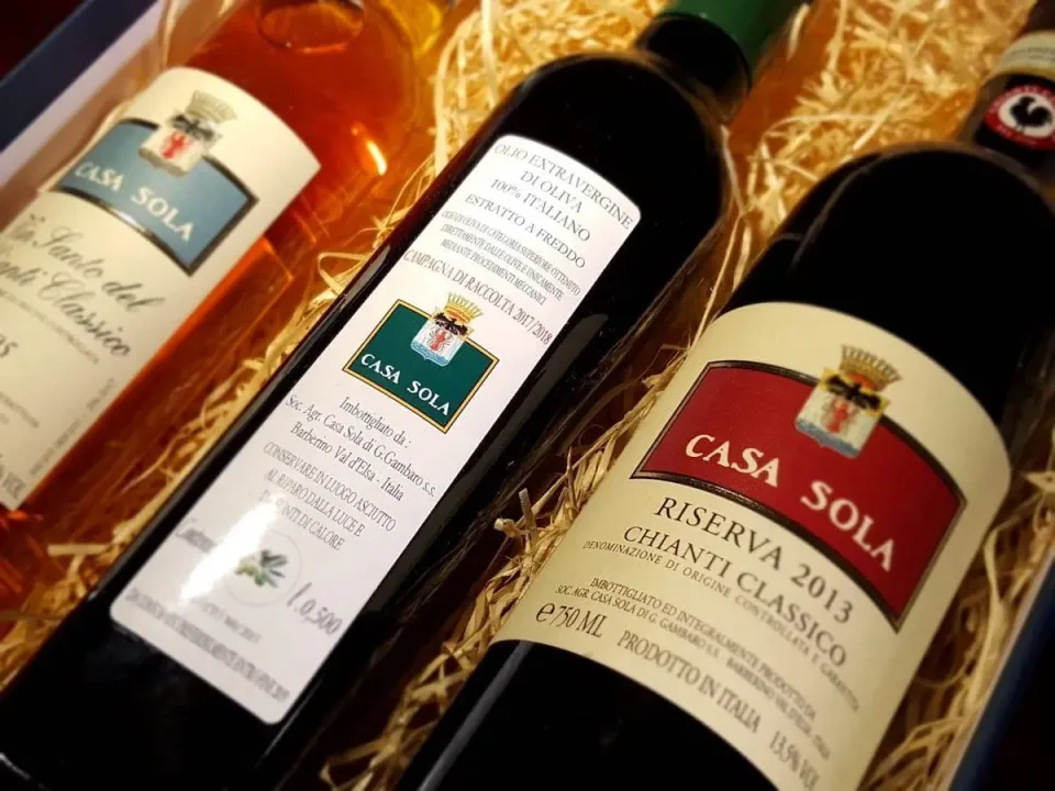 Le bottiglie di Casa Sola