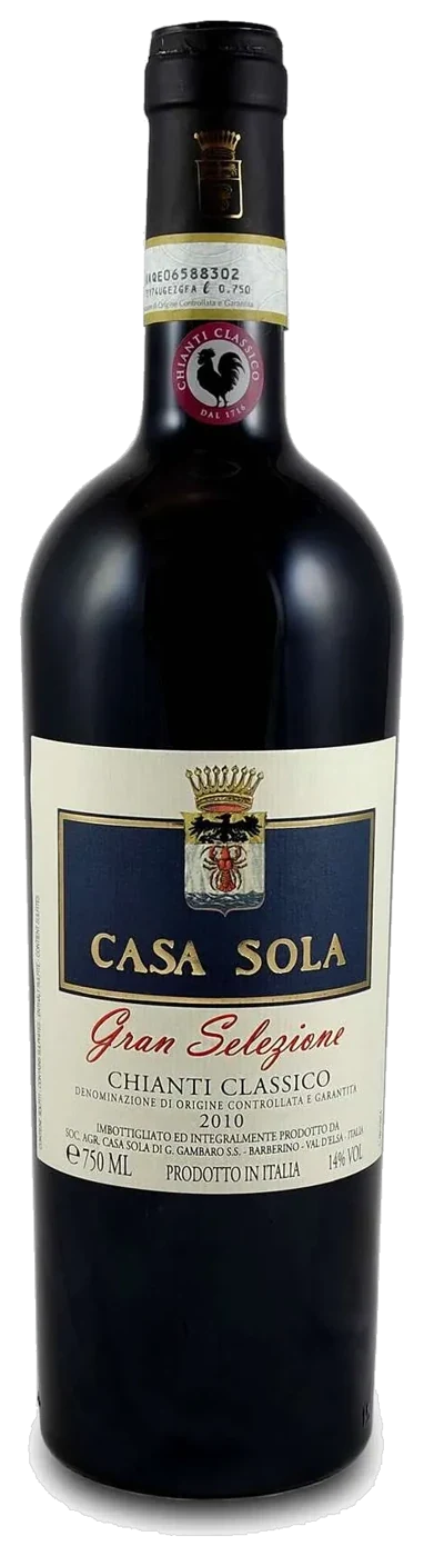 Bottiglia di Chianti Classico Gran Selezione DOCG Casa Sola