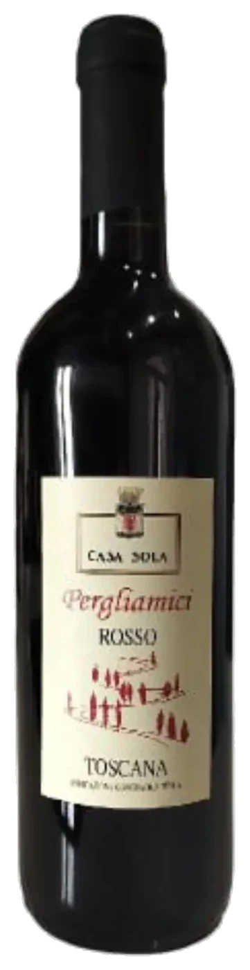 Bottiglia di Pergliamici Rosso IGT Toscana