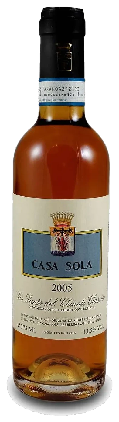 Bottiglia di Vin Santo del Chianti Classico Casa Sola