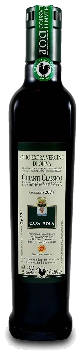 Bottiglia di Olio EVO DOP Chianti Classico Casa Sola